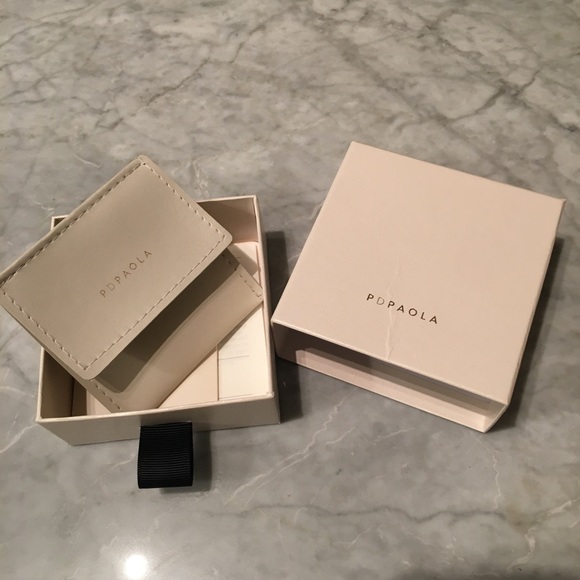 Sterling Silver Diamond Hoop Earrings - Picture 4 of 4